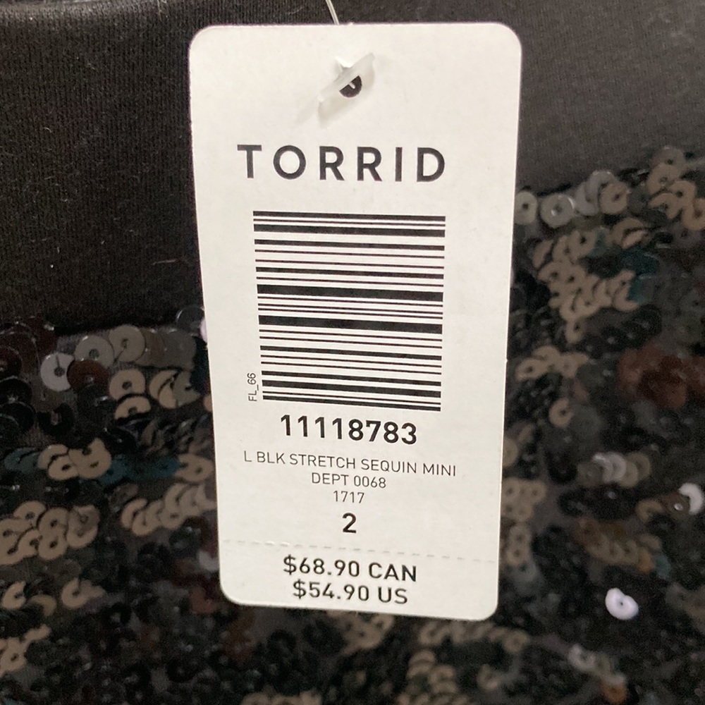 TORRID Sequin Mini Skirt - Picture 6 of 8